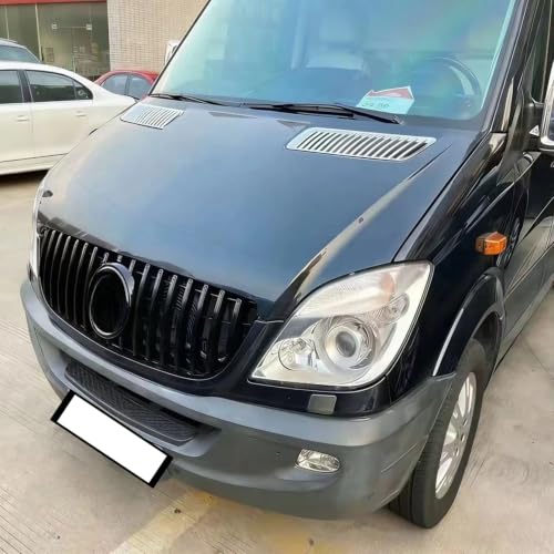 Grille pare-chocs Sprinter W907 calandre noire remplacement - 2