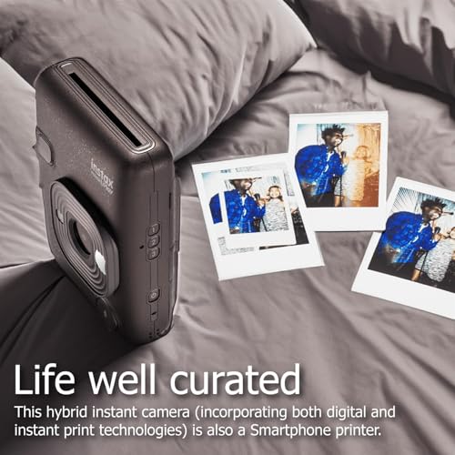 Image of Fujifilm Mini LiPlay Hybrid Instant Camera with Mini Film (Deep Bronze, w / 20 Film Sheets)