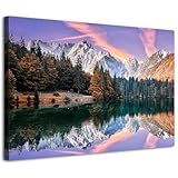 Colorado Rocky Mountain Wall Art Sunset Forest Wall Decor National Park Landscape Picture Prints Photo for Living Room Home Office Nature River Trees Scenery Paintings Artwork Decoration 12x16”