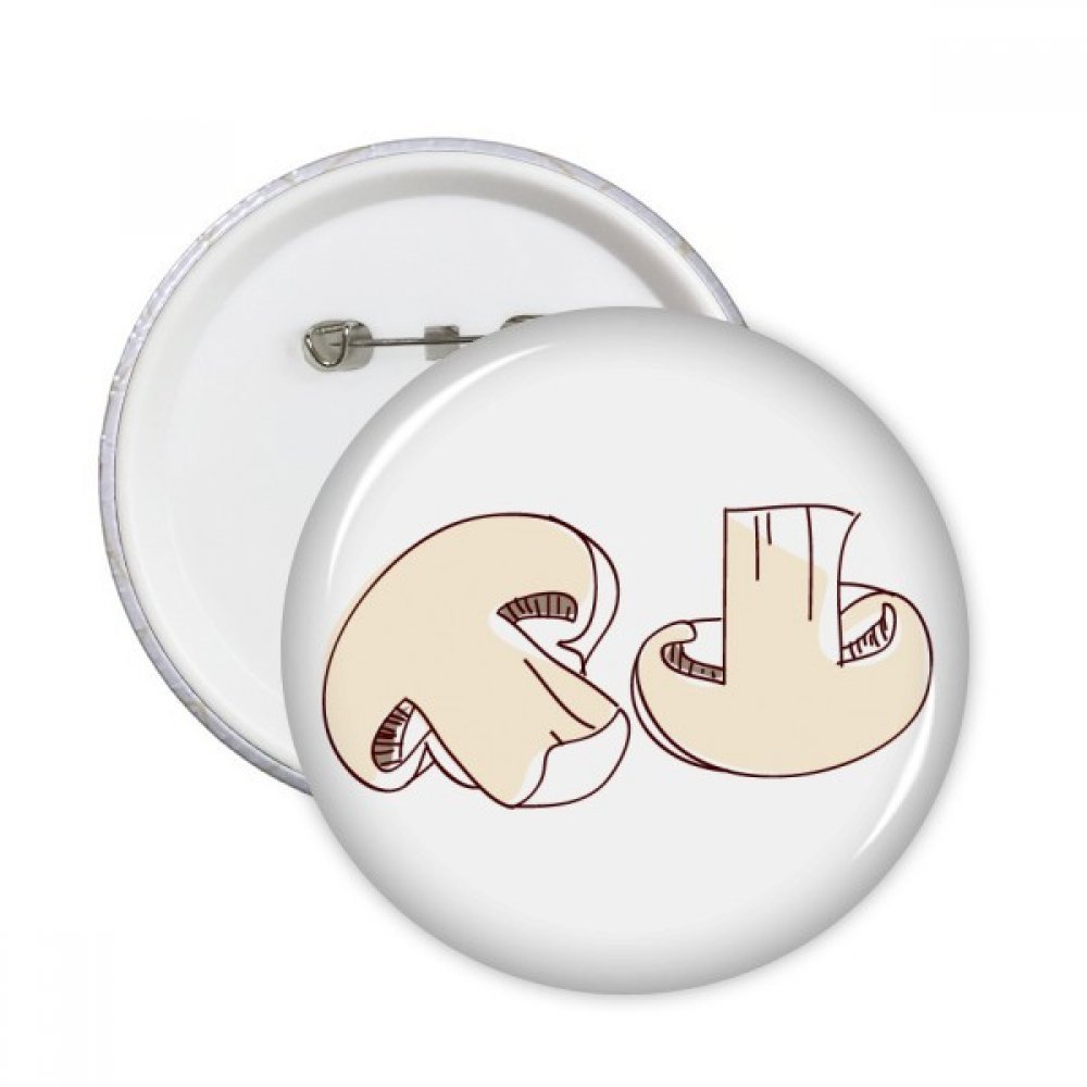 Cadeau badge champignon DIYthinker bouton illustré multicolore pour veste - 3