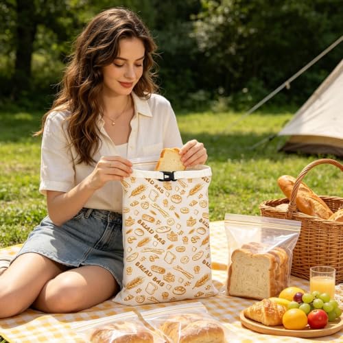 Bolsas de levadura y contenedor de almacenamiento para panadería en cocina hogar 4