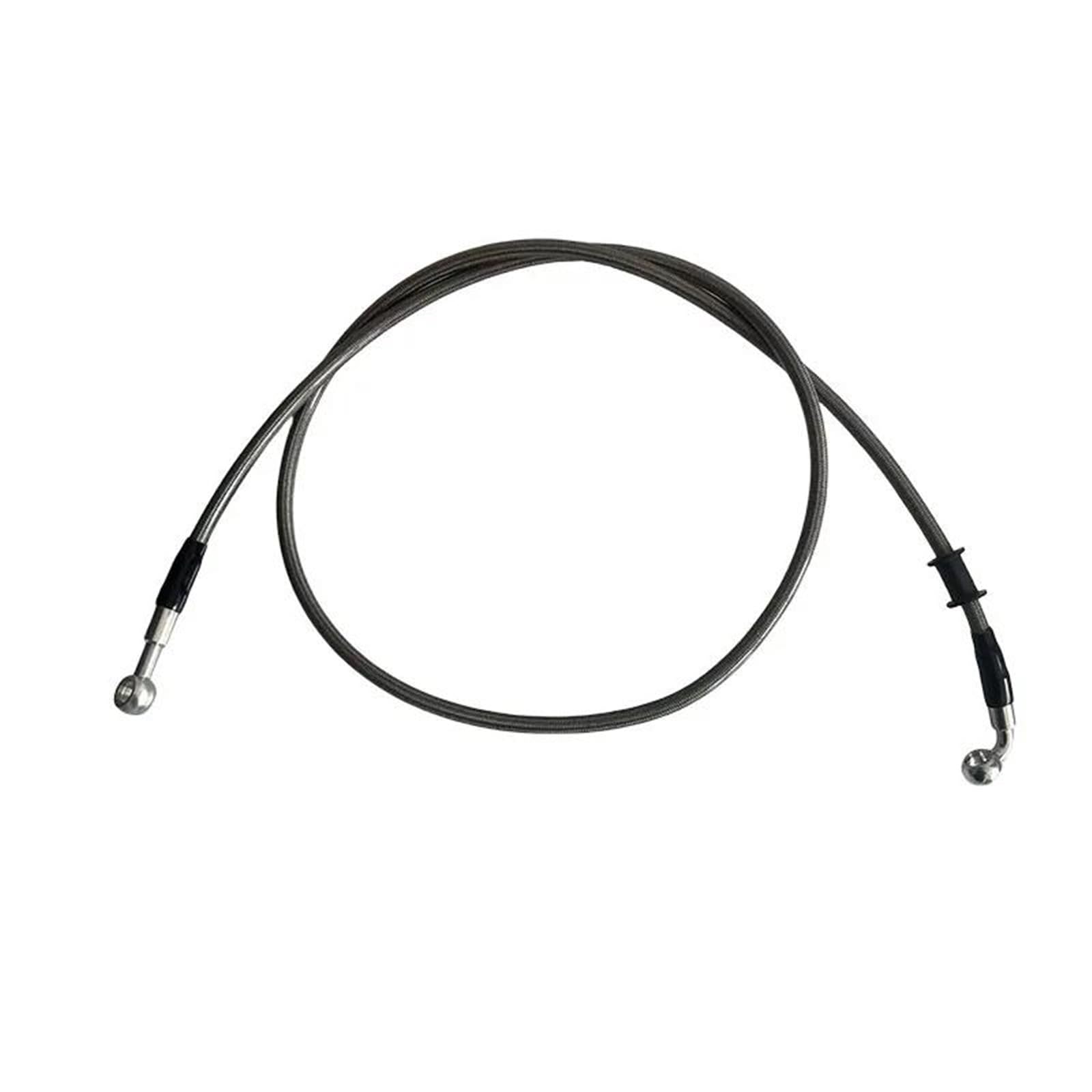 Tubo flessibile dell'olio Tubo Flessibile Dell'olio Per Frizione Freno Anteriore E Posteriore Rinforzato In Acciaio Inossidabile M10 0°-90° Per Motociclette(220cm)