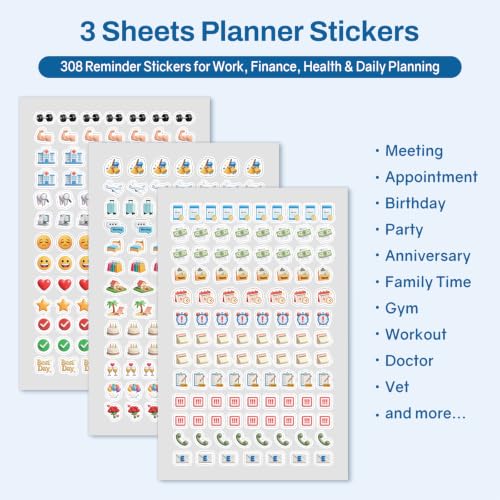 Image of SUNEE Desk Calendar 2026-2027 3 Packs - 18 Month Calendar Oct 2026 - Mar 2028, 17 inch x 12 inch Desktop Calendar with Notes, for Planning, Organizing in Family, School or Office - Black 2026-2027 Calendar