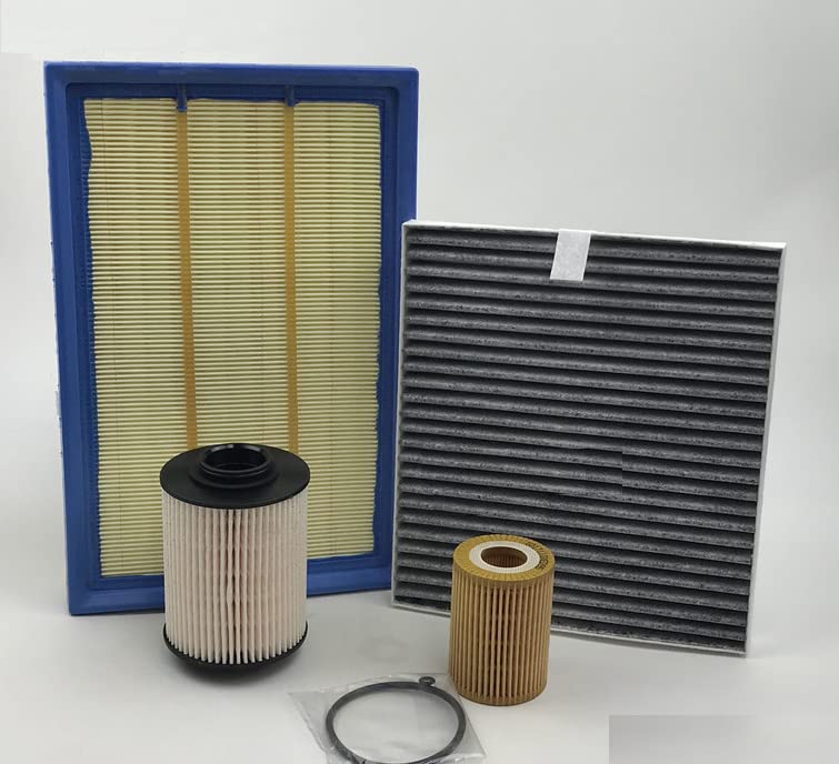 1pcs Oil filter air/fuel/air condition filter for Great Wall PO-ER P-AO Diesel Engine Autocar motor parts auto parts (Color : 4 of them)