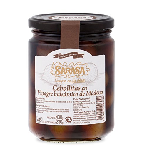 Sarasa Cebolla en Vinagre Balsámico - Paquete de 12 x 680 gr - Total: 8160 gr