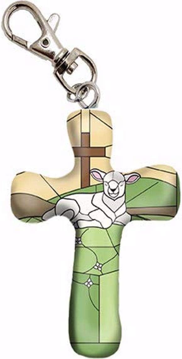 Clip-Comforting Clay Cross-Lamb Of God