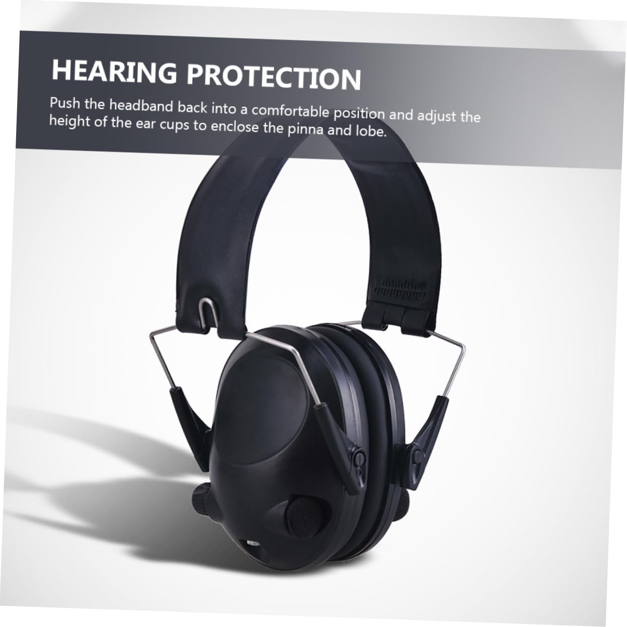 NULYLU Adjustable Headband Ear Muffs Hearing Protection Earbuds for Range Range Ear Protection Noise-canceling Earmuffs for Boys and Girls and Adults