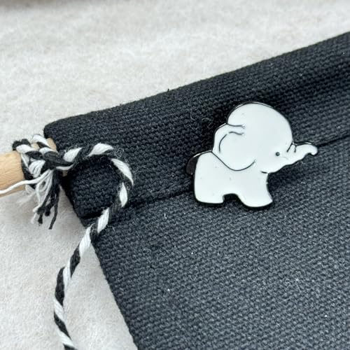 Image of Elephant Awesome Brooch Cartoon Enamel Brooch Pin Jacket Lapel Metal Pins Brooches Badges Exquisite Jewelry