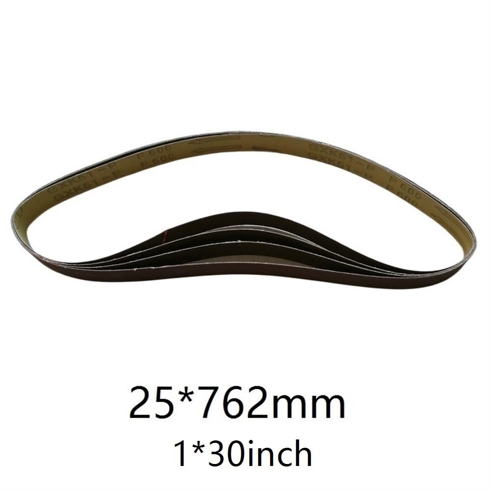 Szlifierka taśmowa, 10 sztuk pasów szlifierskich z tlenku glinu do szlifierek taśmowych, 30 * 1-calowy pas szlifierski metalu(150)