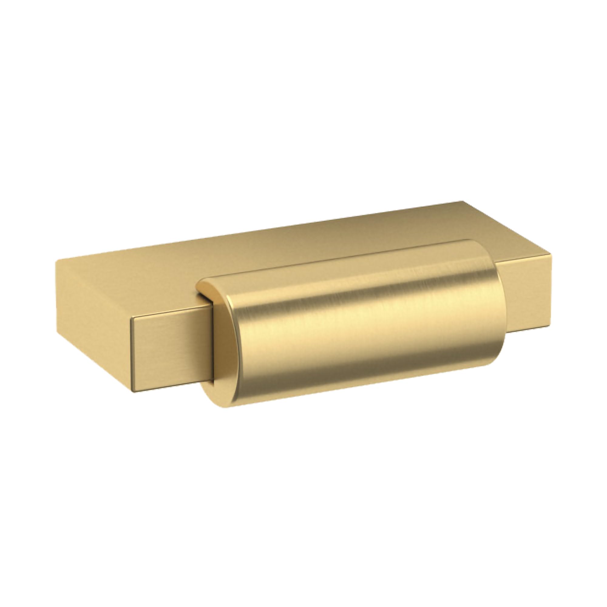 Baldwin 4623.BIN Modern 1-7/8 Inch Long Rectangular Cabinet Pull from The Estate Collection - Lifetime Satin Brass