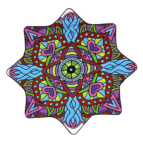 Mougee Intra Air Flow Star 68,6 cm le disque textile des festivals vibrants
