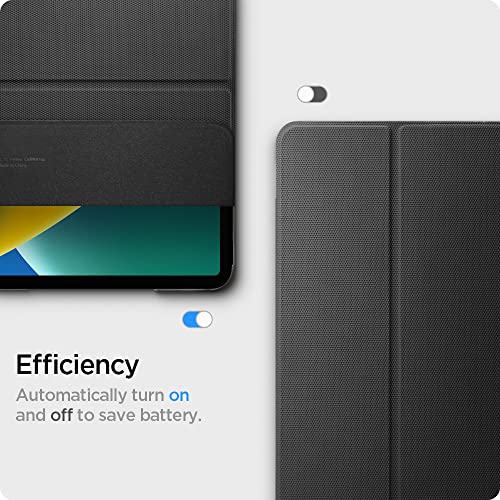Image of Spigen for iPad Pro 11 inch Case M2 4th Generation (2022) / 3rd Generation (2021), Liquid Air Folio Protective Tri-Fold Cover with Transparent Back, Black