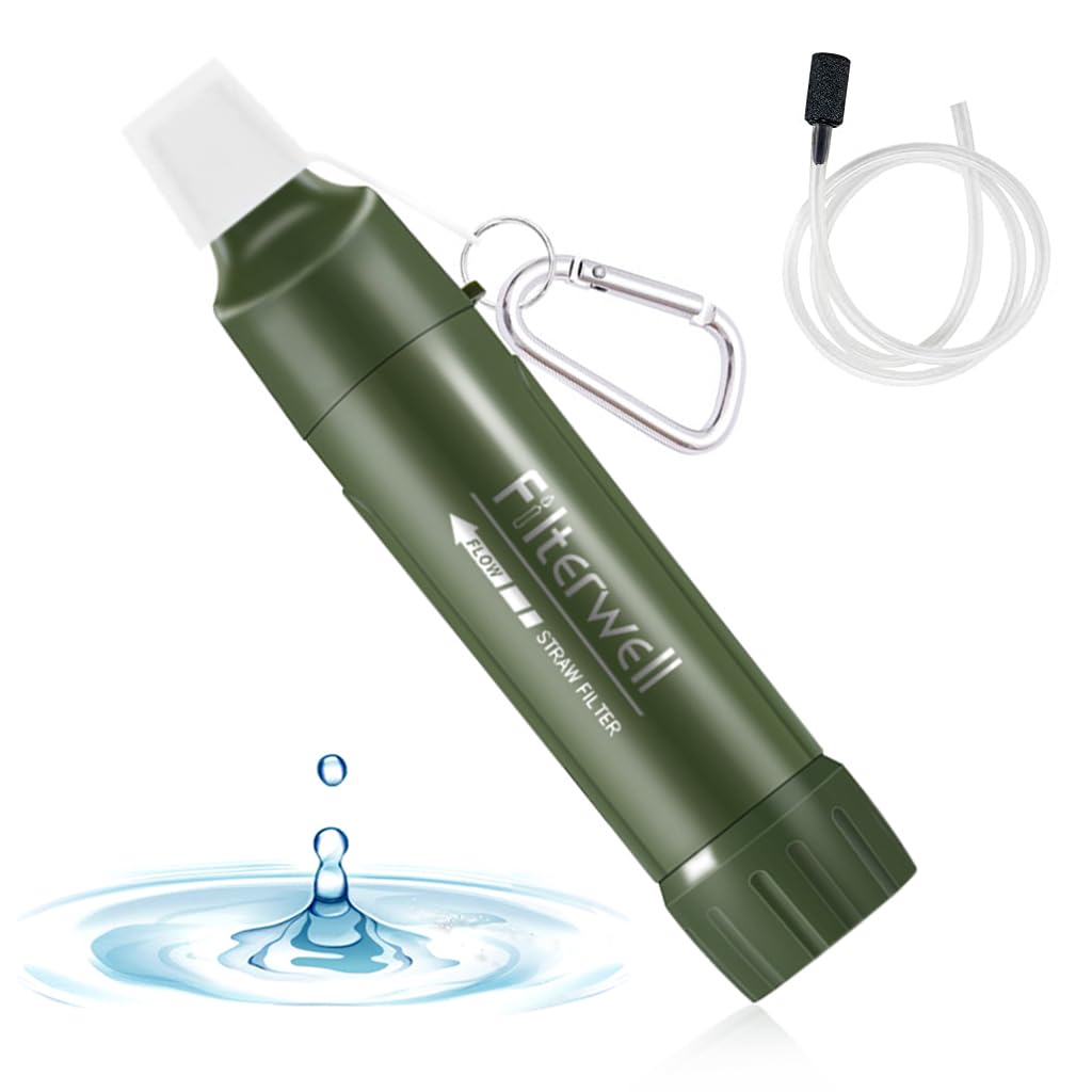 Proberos® Water Filter Straw Outdoor Multi-layer Filtration Core Water Filter Gear Straw Type Outdoor Water Purifier Hiking Camping Accessories Survival Gear for Hiking, Camping, Travel and Emergency (B0CBS1FMM3) Amazon Price History, Amazon Price Tracker