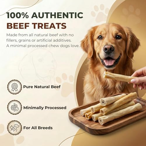 Image of Tail Delights Dog Treat and Dog Food, Single Source Protein, Low Fat, 100% Natural & Rawhide Free Dog chew Sticks, Ideal for Puppies and Small Dogs | 25 Pack (3-Inch)
