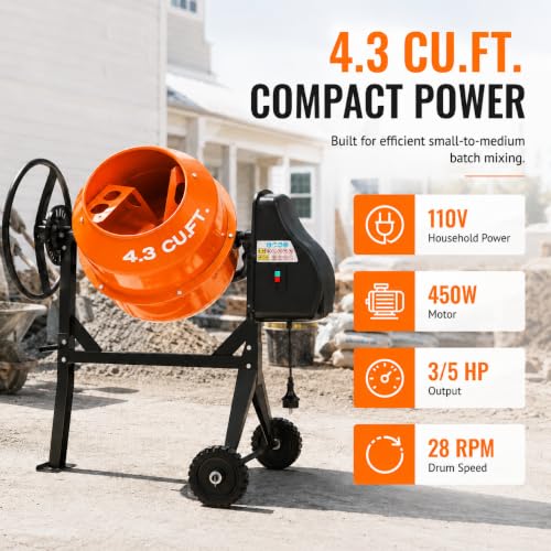 SILVEL Electric Cement Mixer