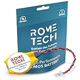 Rome Tech ML1220 CMOS Battery for Dell Vostro 15 5510 - BIOS RTC ML1220 XPS 13 Rechargeable CMOS Battery for PC Motherboard with 2 Wire Cable