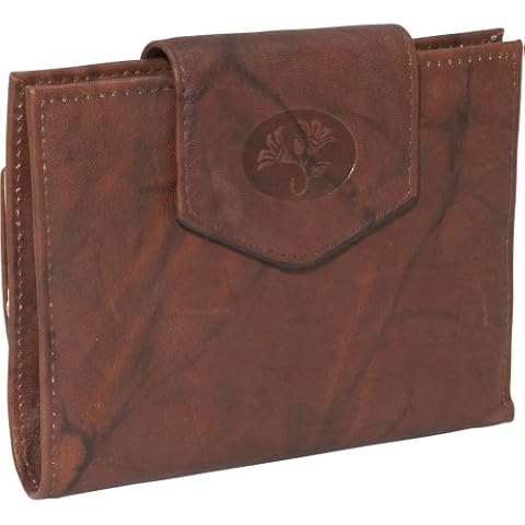 Buxton Heiress Cardex Wallet, Mahogany, One Size Cover