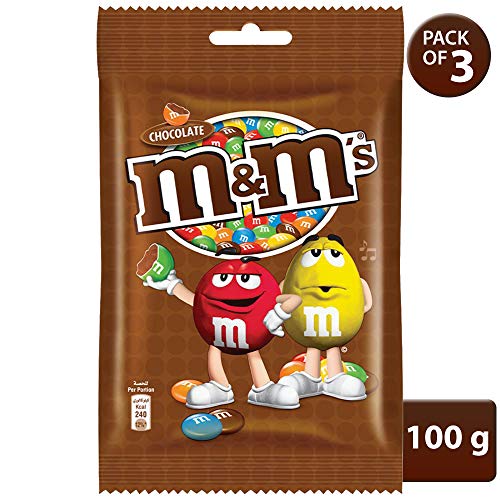 Image of M&M's Milk Chocolate Candies - 100g (Pack of 3)