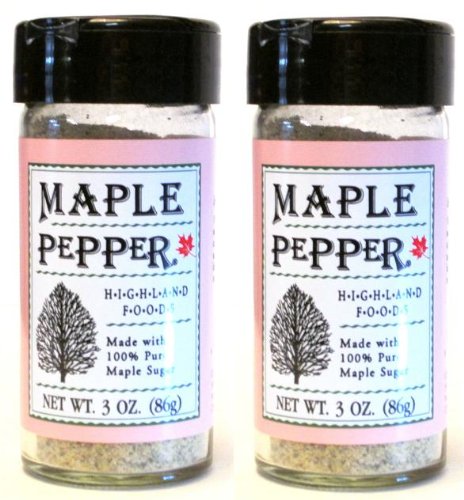 Highland Foods Original Maple Pepper® (3 oz Jars) 2 Pack