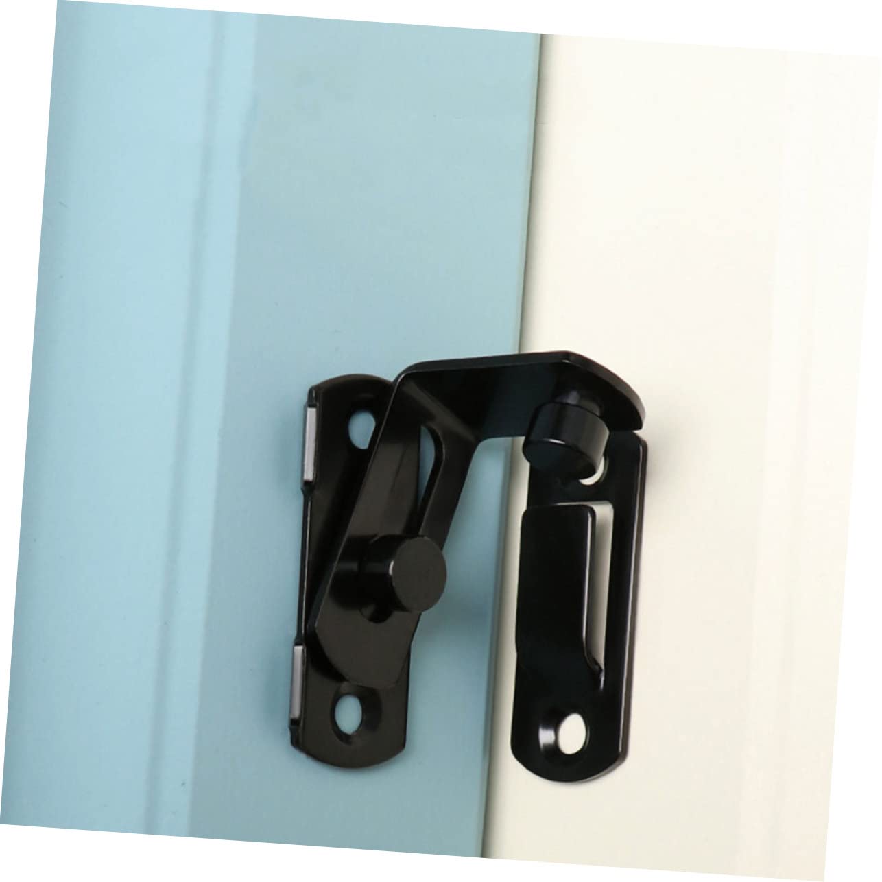 HOMSFOU 4pezzi Serratura Per Porta Scorrevole Inossidabile Sicurezza Per Interne Ed Esterne Di Chiusure Per Porte e Finestre Adatte Per Bagni Armadi e Mobili