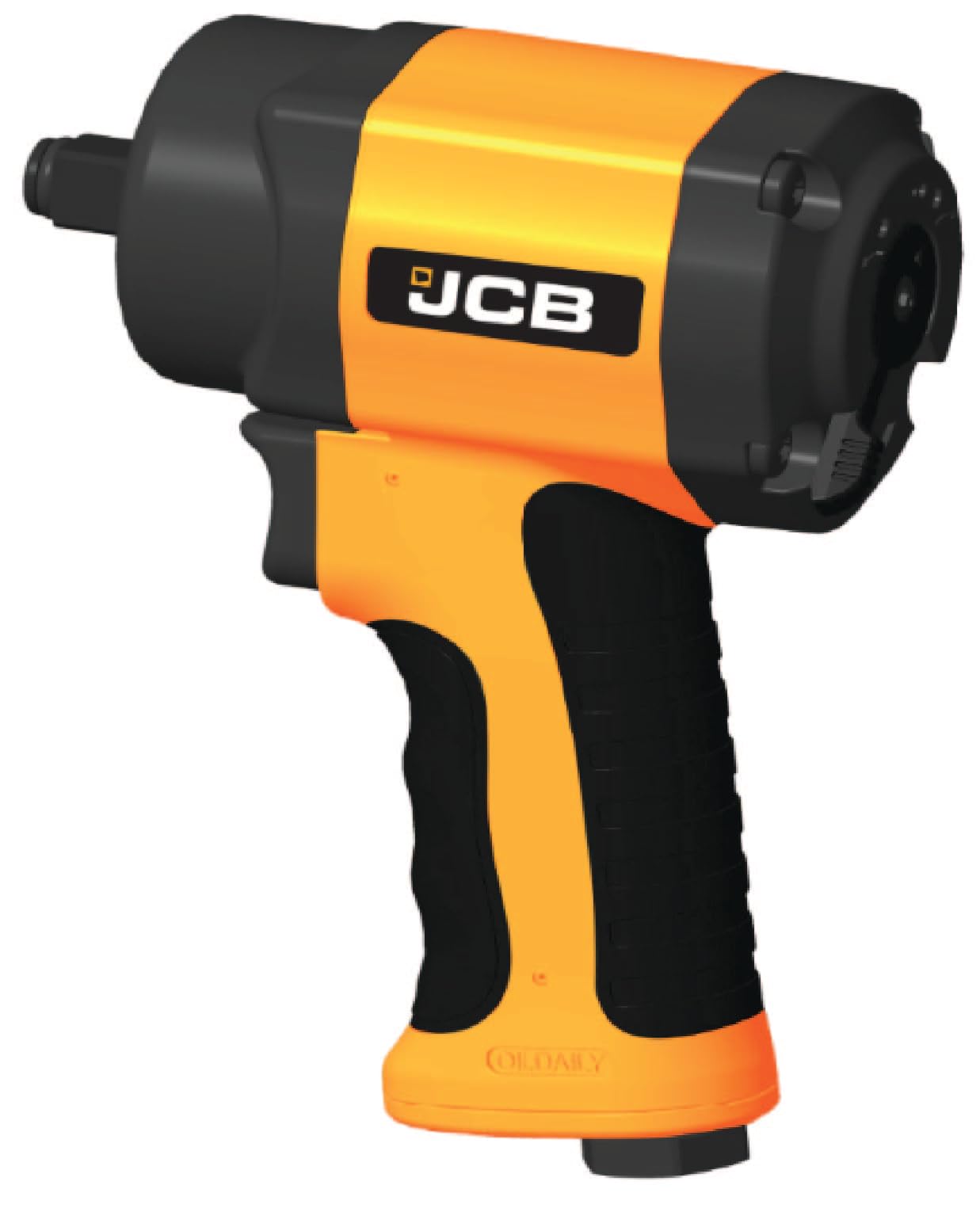 JCB Air Impact Wrench 1⁄2'' Square Drive, 610Nm Max Forward Torque, Yellow - Image 3
