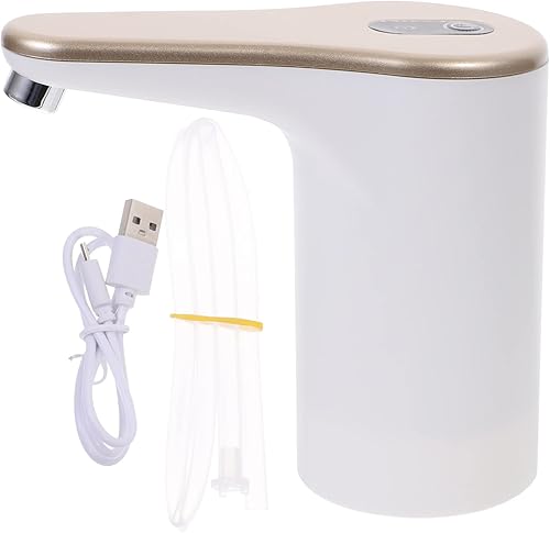 DOITOOL Bomba de botella de agua con carga USB, dispensador de agua universal, bomba eléctrica automática para el hogar, cocina, oficina, camping,