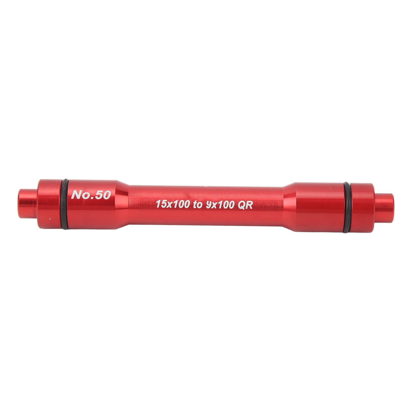 Piasta z osią przelotową, łatwy montaż i demontaż Lekki Adapter QR do Roweru Szerokie Zastosowanie Stop Aluminium Kompaktowy 15x100 Mm do 9x100 Mm do Domu (czerwony)