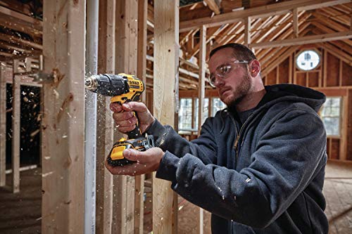 Dewalt Atomic 20V Max* Hammer Drill, Cordless, Compact, 1/2-Inch, 2 Batteries (Dcd709C2) #TOP6