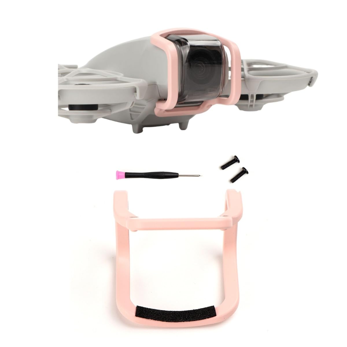 Aluminum Alloy Gimbal Front Bumper for DJI NEO, Anti-Collision, Anti-Scratch, Protective Drone Accessories (Pink)
