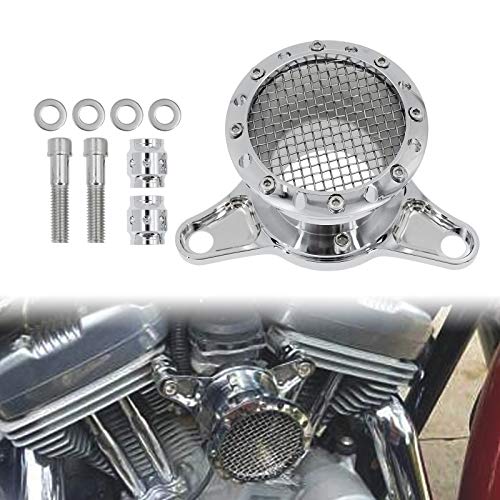 HDBUBALUS Filtro de ar cromado Velocity Stack para Harley Sportster Iron XL883 XL1200 Custom