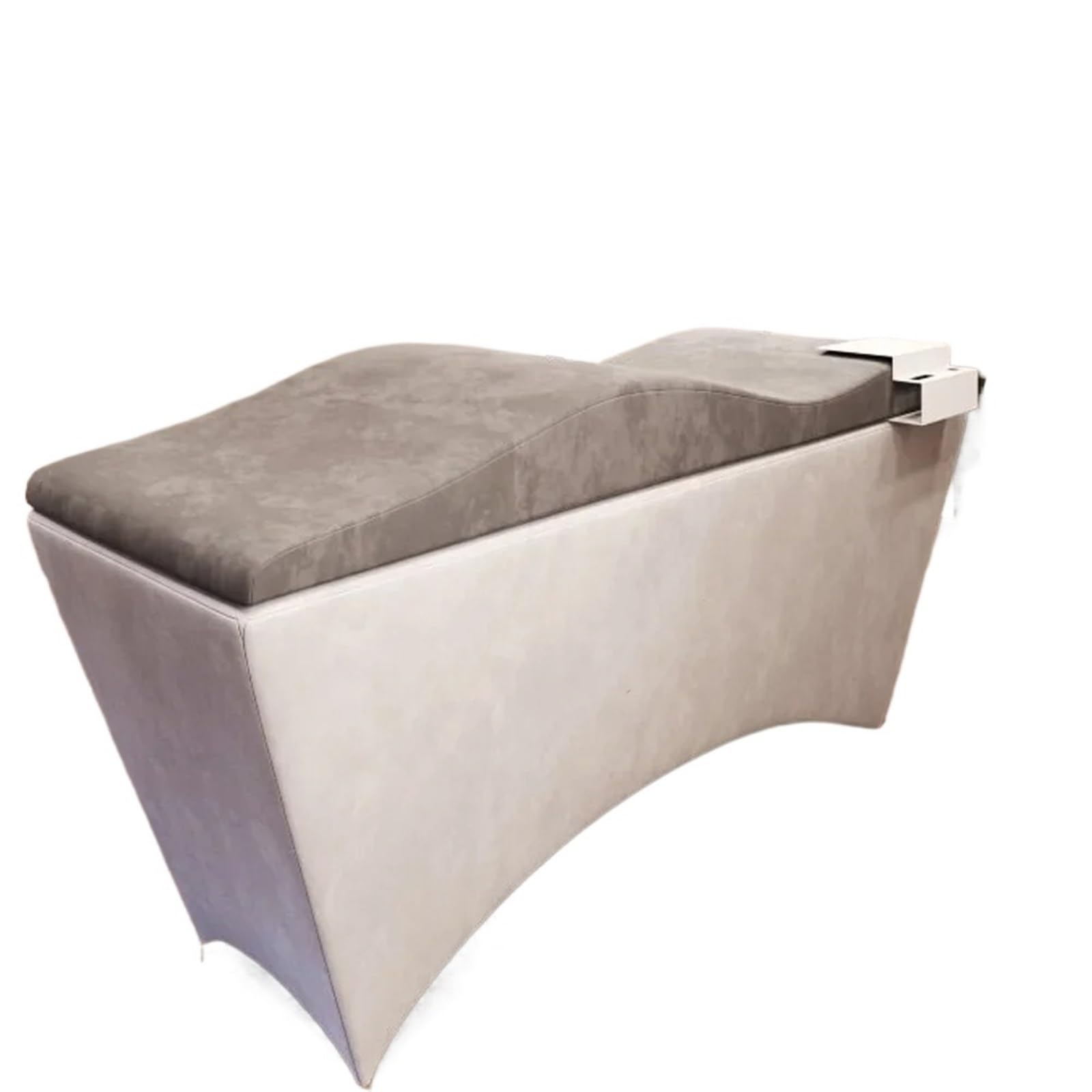 Ayztantine Curved Lash Bed Topper Curved Foam Mattress with Velvet Covers Salon Lash Foam Topper Massage Table Eyelash Extension