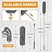 Gutter Cleaning Tools from The Ground Gutter Cleaning Tools Pole Roofing Tool Rain Gutter Guard Cleaner Tool, Easy Remove Leaves and Debris from The Ground (Grey)