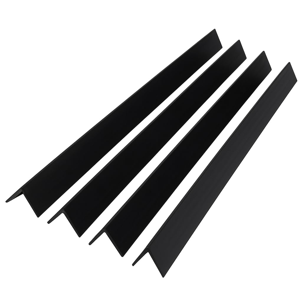 Home Smart Black H-Smart Pvc Angle Trim 40Mm X 40Mm X 1M – 4 Pack