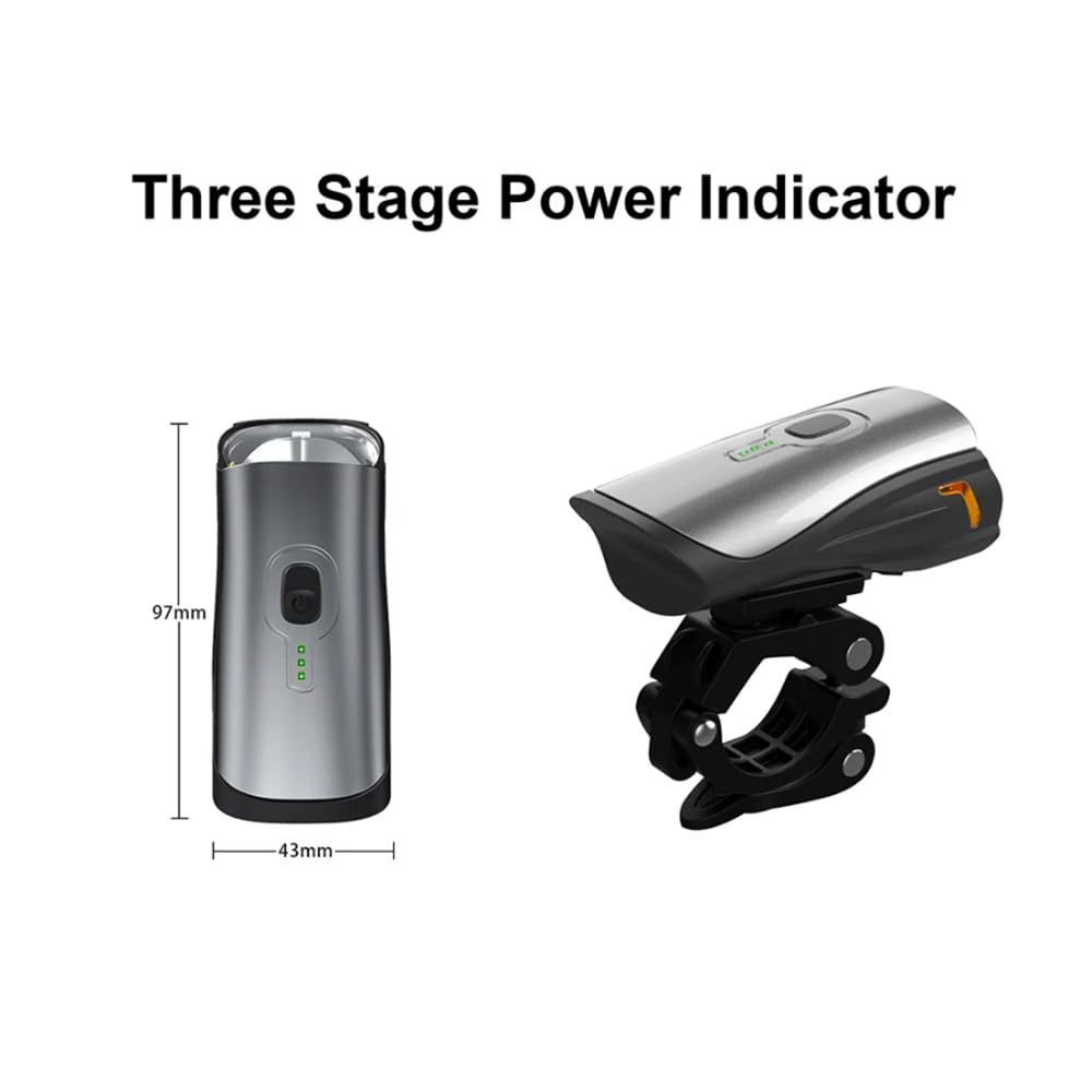 Éclairage Avant de vélo, Phare Avant de vélo, Lampe LED Rechargeable USB, feu arrière de vélo, Lampe Torche de vélo