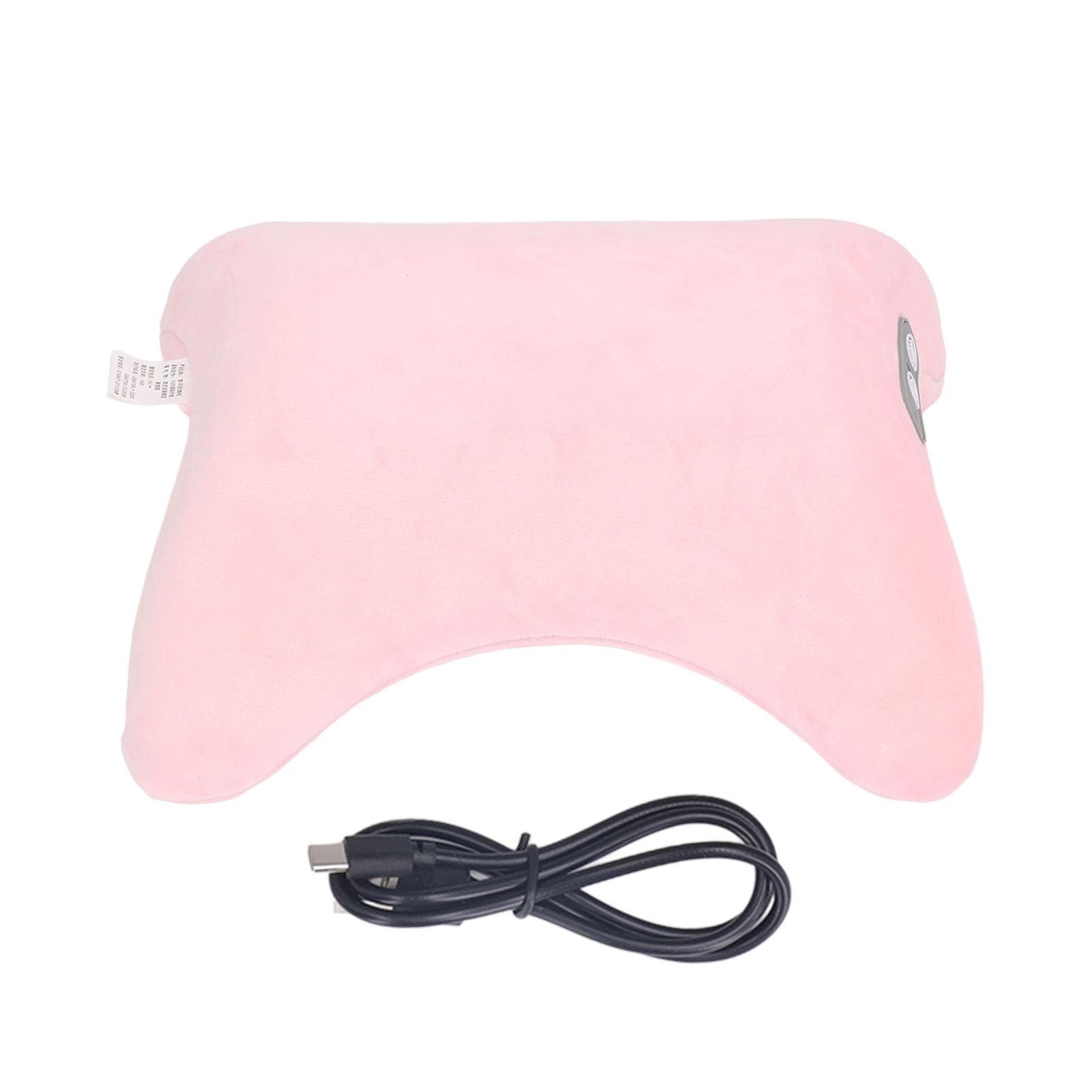 Cuscino da massaggio al collo di massaggio posteriore elettrico. (Rosa)