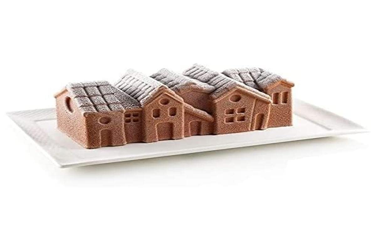 Silikomart - WINTER VILLAGE - KIT MOLDES SILICONA + SOPORTE