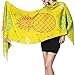 NA 27x77 pollici scialli e impacchi per abiti da sposa arancione gustoso scialle di ananas fresco avvolgere donne sciarpa a buon mercato elegante grande coperta calda