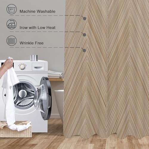 Rideau de douche imperméable 180x180 lavable en machine pour salle de bain