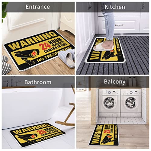 Tapis de chaussures COTECI drôle avec avertissement de sécurité