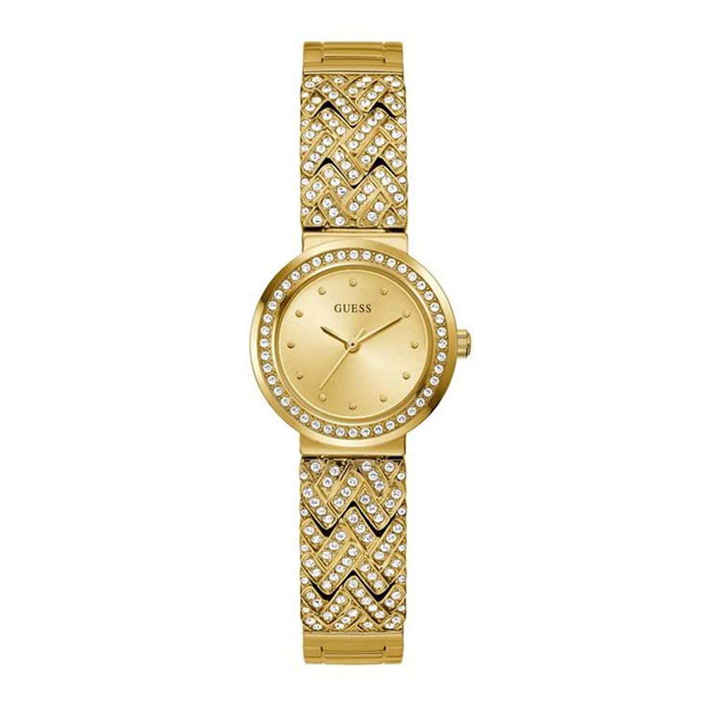GUESS Stainless Steel Treasure Collection Analog Gold Dial Women Watch-Gw0476L2, Gold Band (B0B5F8T3D2) Amazon Price History, Amazon Price Tracker