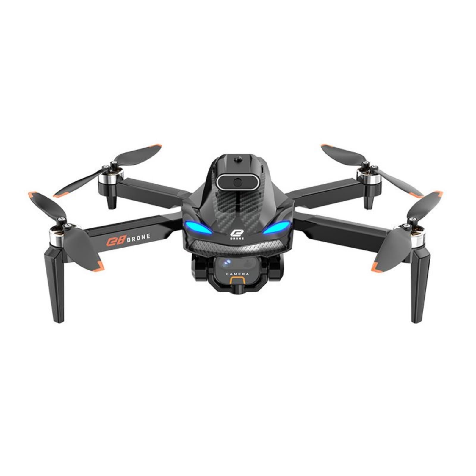 Drone con Evitamento Ostacoli Quadricottero RC Pieghevole | Drone G8 GPS, 5G WIFI FPV Brushless Flusso Ottico Evitamento Ostacoli ESC, Luci Colorate RC