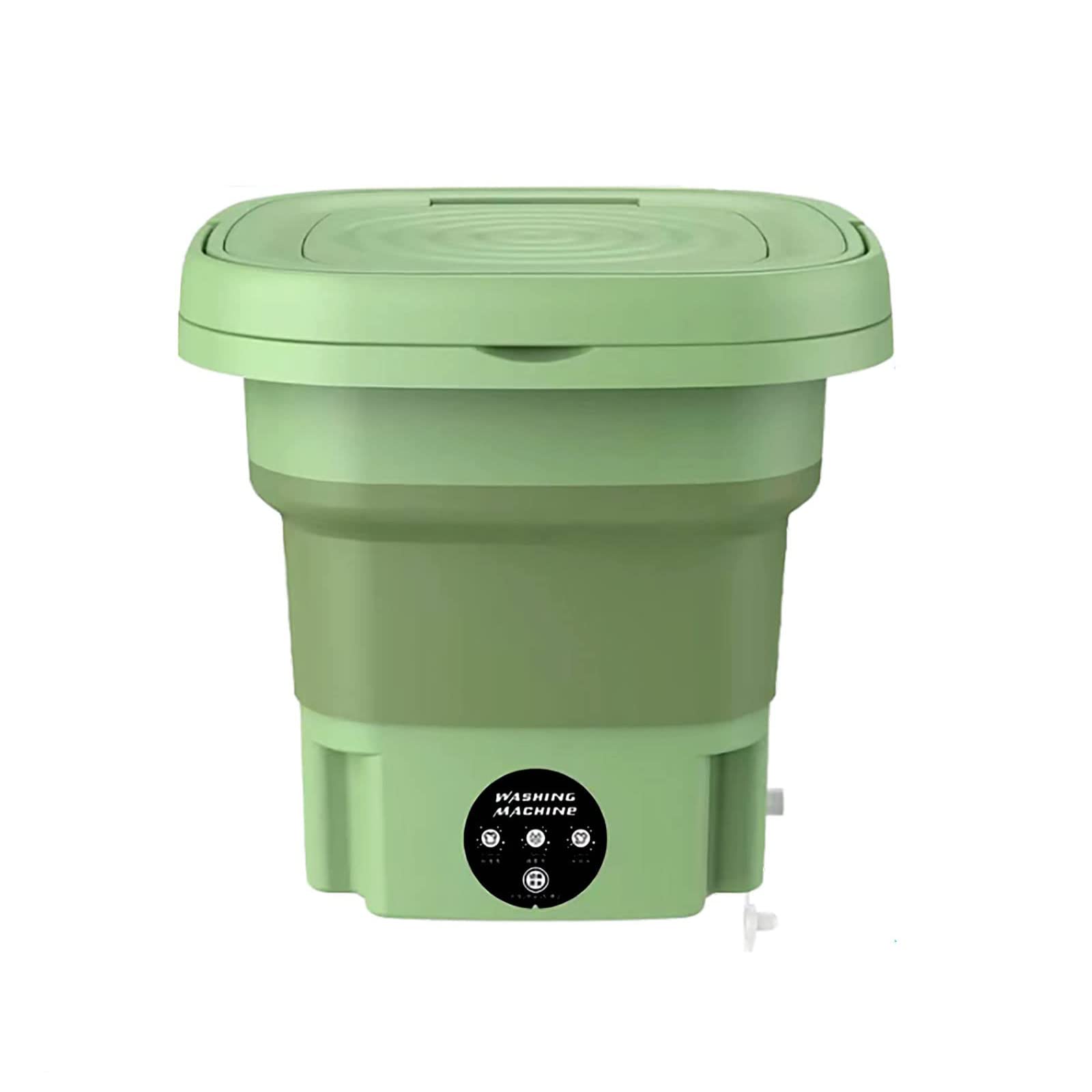 NALACAL Portable Mini Washing Machine, 8L Large Capacity Suitable for Washing Baby Clothes, Underwear, Socks, Portable Washer Machine for Apartments, Dormitories, RV and More (Green)