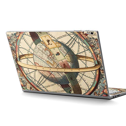 igsticker Surface Book / Book2 / Book3 13.5inch ブック2 専用 スキンシール サーフェス ブック2 カバー ケース フィルム ステッカー アクセサリー 保護 006091 写真・風景 地球 世界 地図
