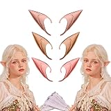 Exlinonline Elf Ears Cosplay Accessories For Women Outfit Fairy Anime Makeup Costume Of Christmas Party For Various Skin Color