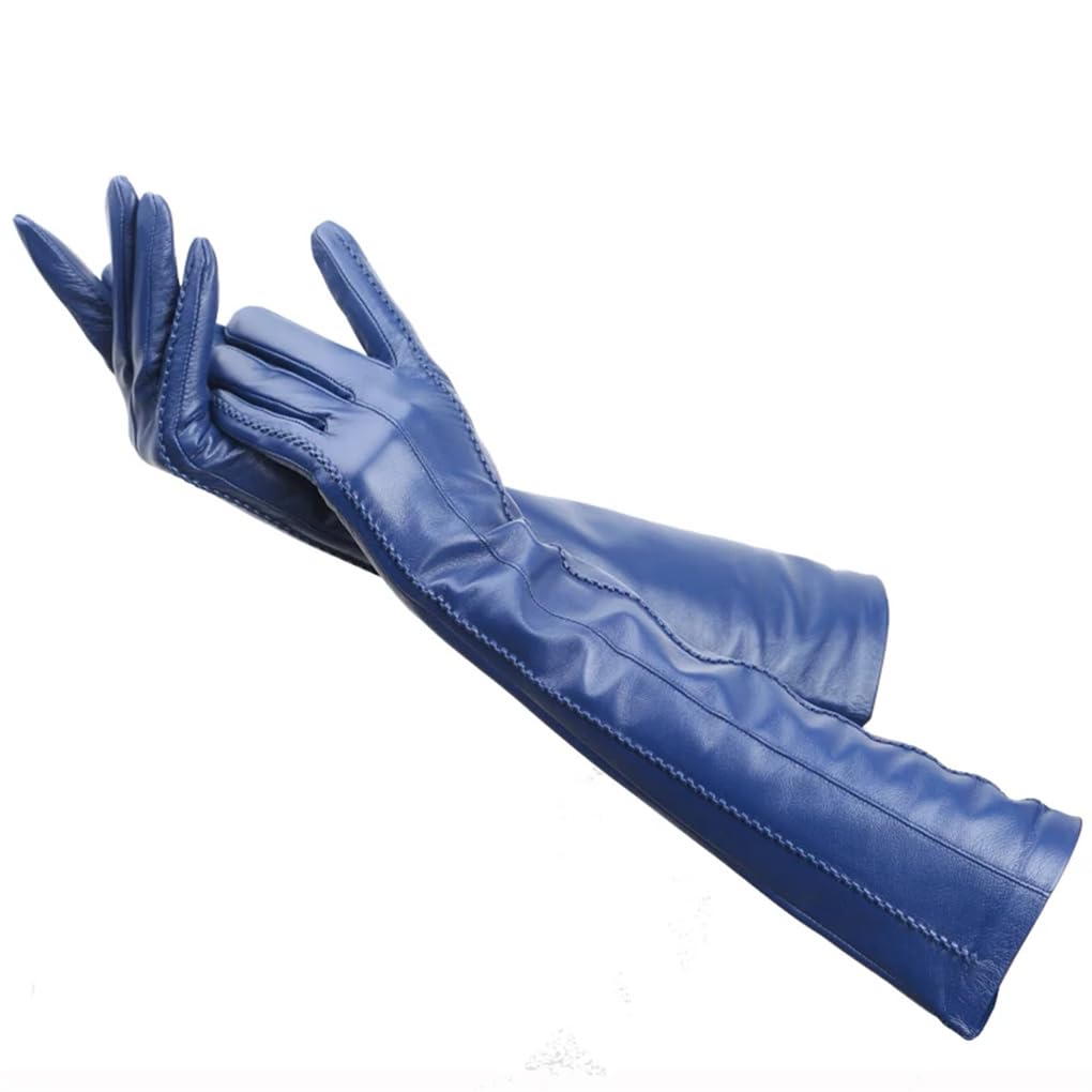 Dninmim Guanti invernali da donna in pelle multicolore guanti caldi versatili