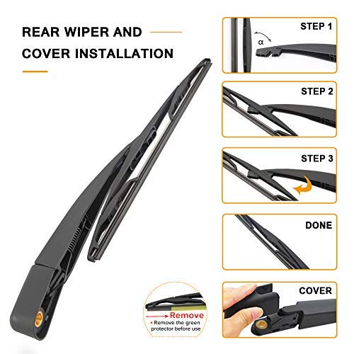 Rear Windshield Wiper Arm Blade For Ford Escape Flex 2008 2009 2010 2011 2012, Lincoln Mkt 2010-2018-Factory Oe Style 8L8Z17526-C #TOP4