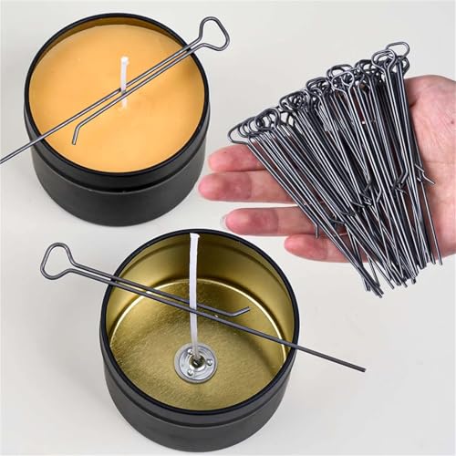 10 Clips para Centrar Mechas de Velas 11 cm miniatura 3