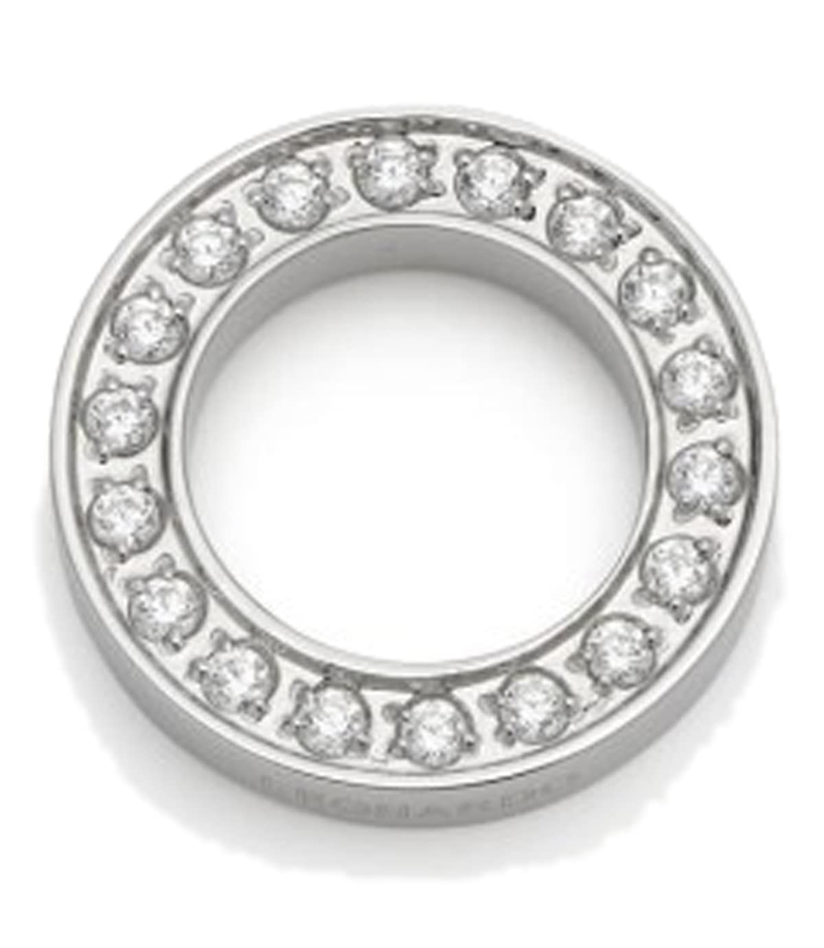 Jewels By Leonardo Bracciale Donna Aperto In Acciaio Inossidabile Con Perle Grigie E Zirconi