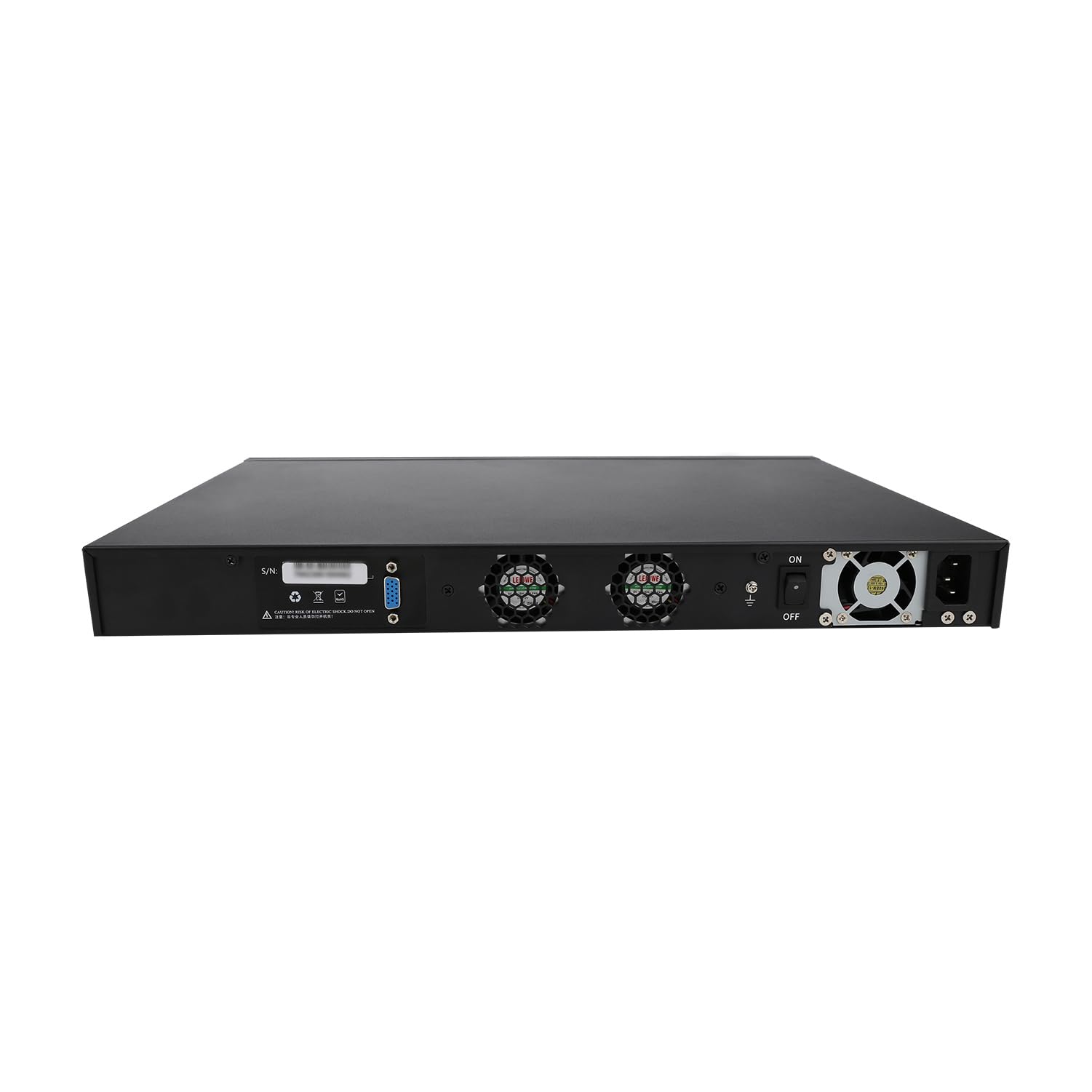 1U Firewall Appliance, PFSense, Mikrotik, OPNsense, VPN, Network Rackmount, Core I7 7700, RJ10, AES-NI, 8 x I211 LAN, 2 x SFP+ 10GbE 82599ES, 16G RAM, 256G SSD
