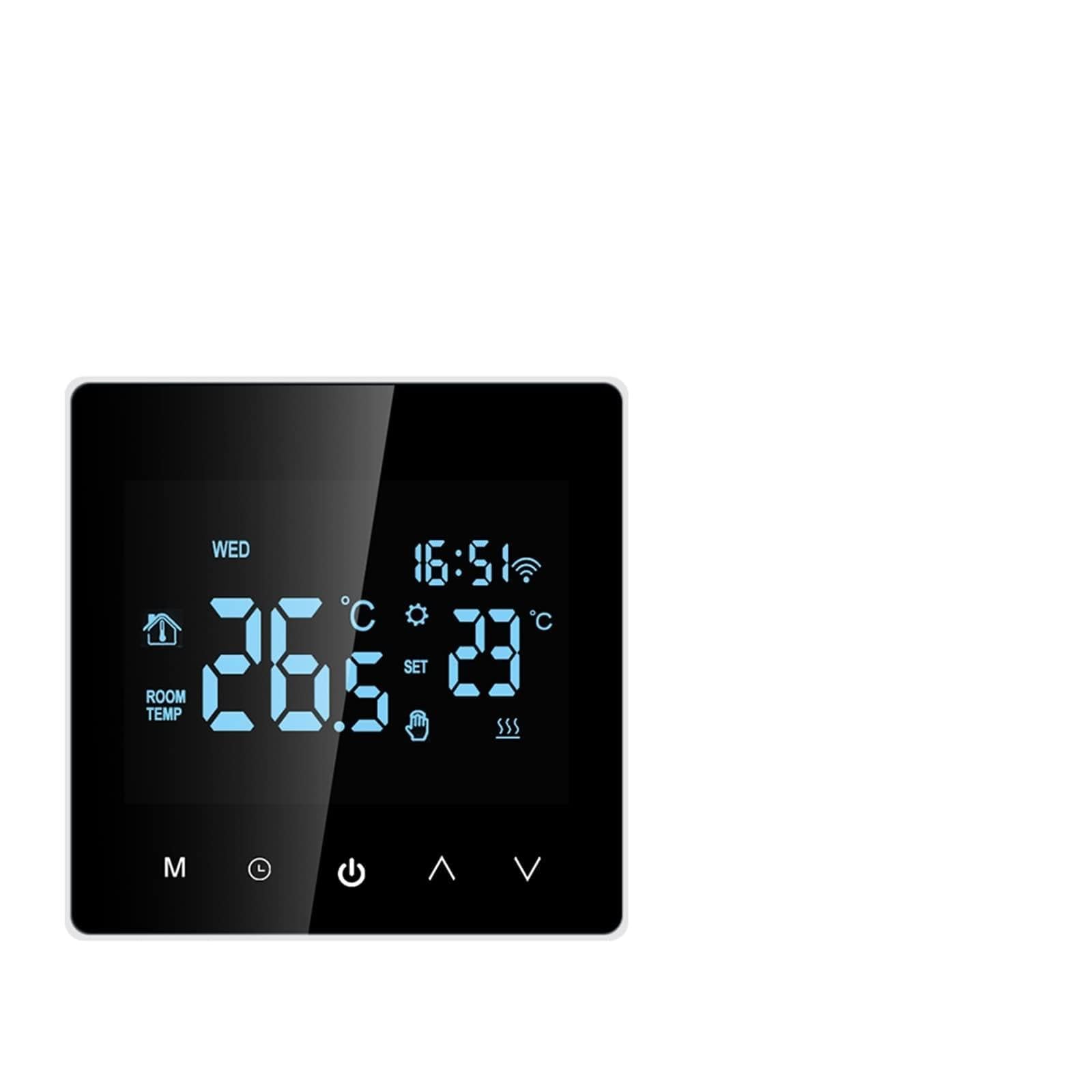 Termometro da interno igrometro digitale Smart Home WiFi Riscaldamento termostato termostato Acqua/gas Caldatura Elettrico Temperatura del pavimento elettrico Wireless Con display LCD(WIFI Electric)